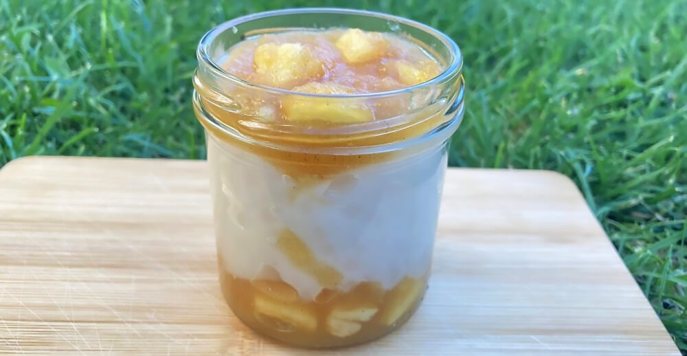 Tapiokový dezert jablko a skořice 1